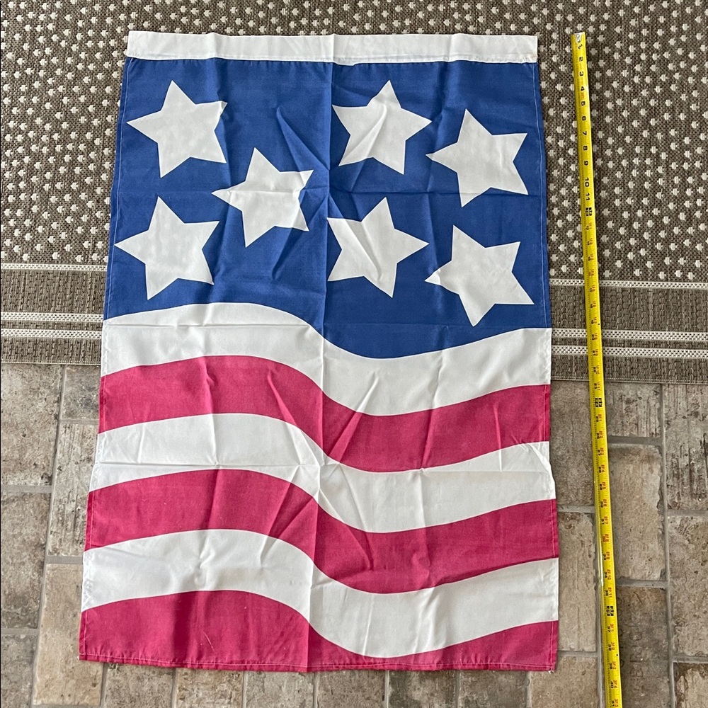 Patriotic Flag with Stars and Stripes